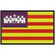 Parche Bordado Bandera BALEARES (con Velcro)