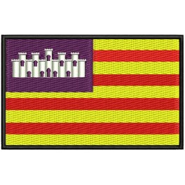 Parche Bordado Bandera BALEARES (con Velcro)