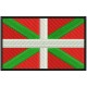 Parche Bordado Bandera EUSKADI (8 x 5 cm con Velcro)