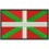 Parche Bordado Bandera EUSKADI (8 x 5 cm con Velcro)