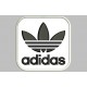 Parche Bordado ADIDAS CLASICO (Bordado NEGRO / Fondo BLANCO)