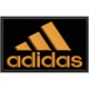 Parche Bordado ADIDAS NUEVO (Bordado BRONCE / Fondo NEGRO)