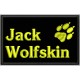 Parche Bordado JACK WOLFSKIN (Bordado AMARILLO / Fondo NEGRO)