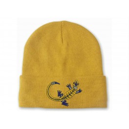 Gorro de Lana Bordado Lagarto