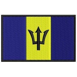 Parche Bordado Bandera BARBADOS
