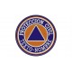 Parche Bordado PROTECCION CIVIL Personalizable (Circular)