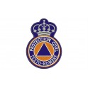 Parche Bordado PROTECCION CIVIL Personalizable (Emblema con Corona)