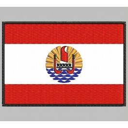 Parche Bordado Bandera POLINESIA FRANCESA