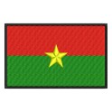 Parche Bordado Bandera BURKINA FASO