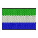 Parche Bordado Bandera SIERRA LEONA