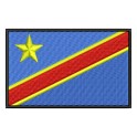 Parche Bordado Bandera CONGO (REPUBLICA DEMOCRATICA)
