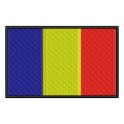 Parche Bordado Bandera CHAD