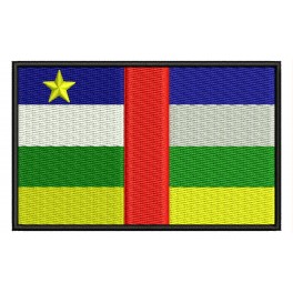 Parche Bordado Bandera REPUBLICA CENTRO AFRICANA