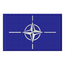 Parche Bordado Bandera OTAN (NATO)