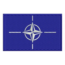 Parche Bordado Bandera OTAN (NATO)