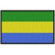 Parche Bordado Bandera GABON