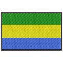 Parche Bordado Bandera GABON