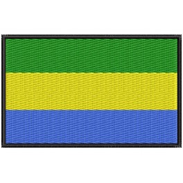 Parche Bordado Bandera GABON
