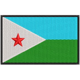 Parche Bordado Bandera YIBUTI
