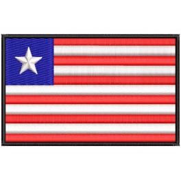 Parche Bordado Bandera LIBERIA