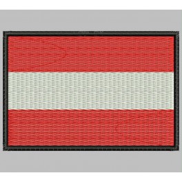 Parche Bordado Bandera AUSTRIA