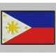 Parche Bordado Bandera FILIPINAS