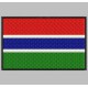 Parche Bordado Bandera GAMBIA