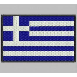 Parche Bordado Bandera GRECIA