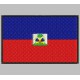 Parche Bordado Bandera HAITI