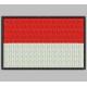 Parche Bordado Bandera INDONESIA