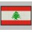 Parche Bordado Bandera LIBANO