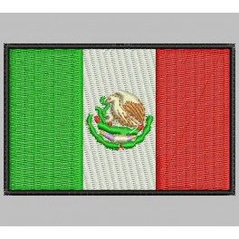 Parche Bordado Bandera MEXICO