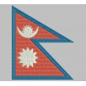 Parche Bordado Bandera NEPAL