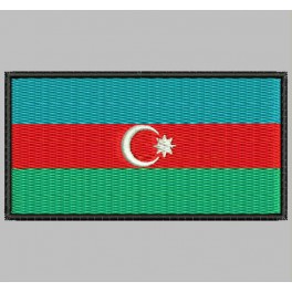 Parche Bordado Bandera AZERBAIYAN