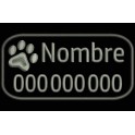 Parche Bordado Mascotas Personalizable con NOMBRE y TELEFONO