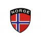 Parche Bordado Bandera NORUEGA (Escudo)