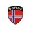 Parche Bordado Bandera NORUEGA (Escudo)