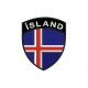 Parche Bordado Bandera ISLANDIA (Escudo)