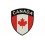 Parche Bordado Bandera CANADA (Escudo)